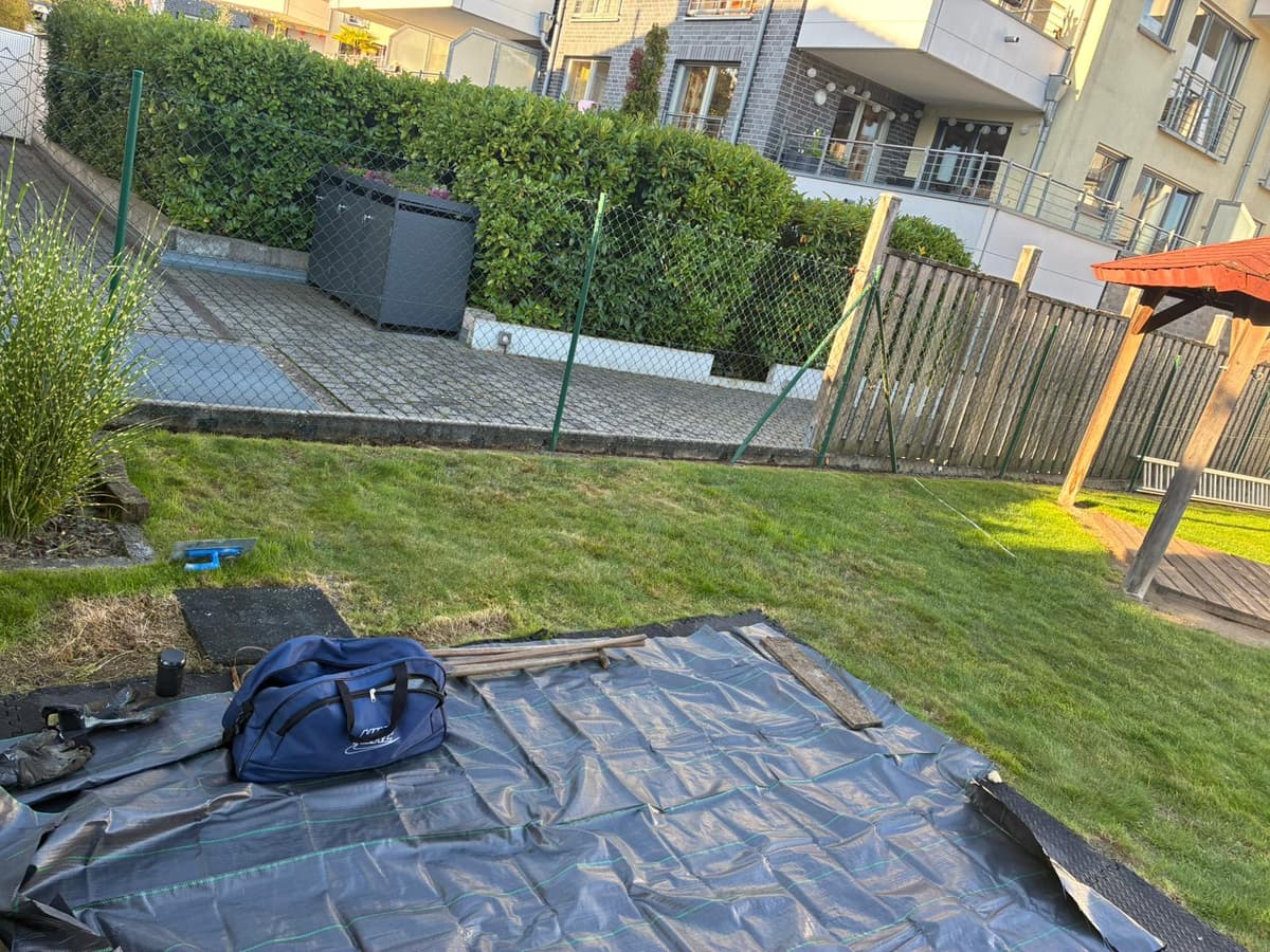 Vorher - Pflasterarbeiten in Frechen